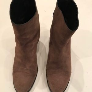 RAG AND BONE TAUPE SUEDE CHELSEA BOOT EU 40